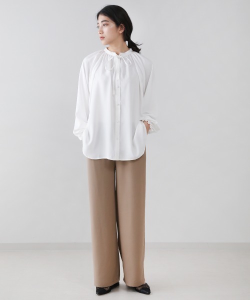 Bou Jeloud（ブージュルード）の「【WEB限定】イージーカラーパンツ（その他パンツ・レディース・ブラック/ベージュ/レッド/オリーブ/ピンク/ターコイズブルー/オレンジ/グリーン/パープル・FREE）」の18枚目の写真