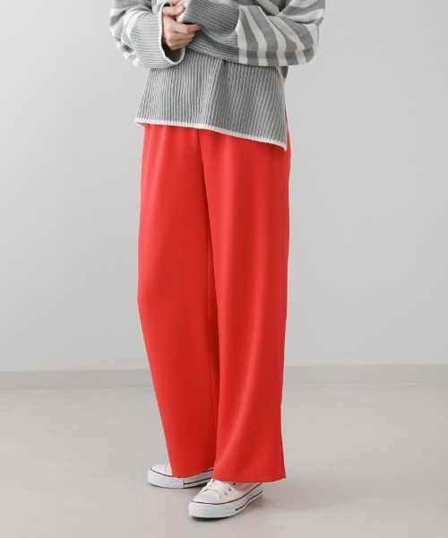 Bou Jeloud（ブージュルード）の「【WEB限定】イージーカラーパンツ（その他パンツ・レディース・ブラック/ベージュ/レッド/オリーブ/ピンク/ターコイズブルー/オレンジ/グリーン/パープル・FREE）」の11枚目の写真