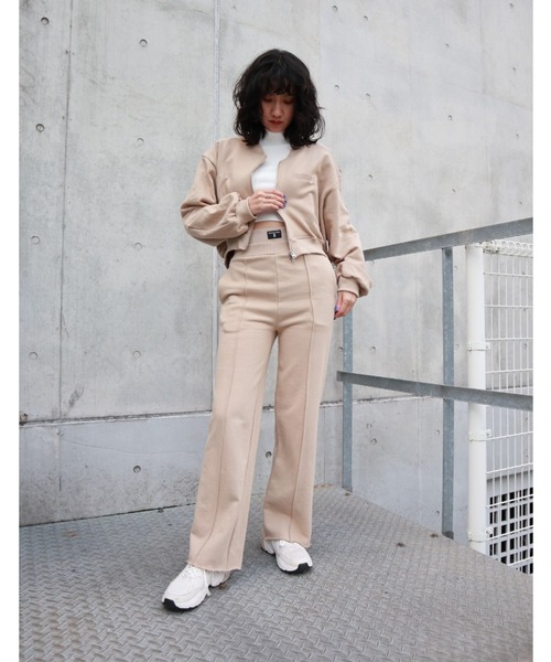 FIG&VIPER（フィグアンドバイパー）の「ダブルウエストスウェットPT（スウェットパンツ・レディース・ブラック/ベージュ/グレー・FREE）」の15枚目の写真