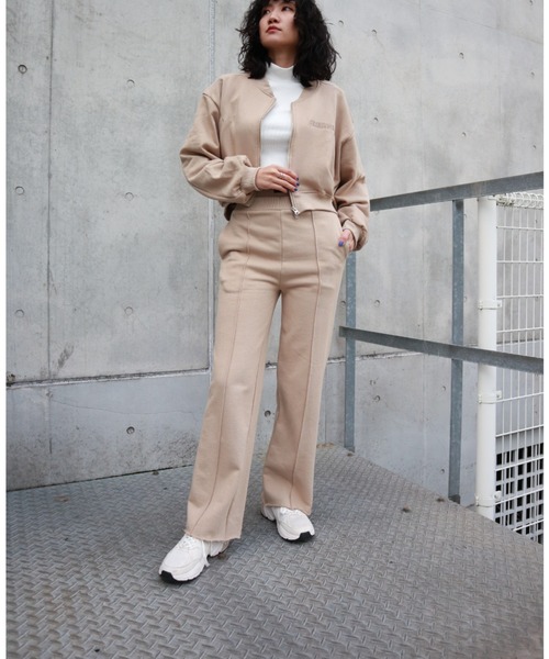 FIG&VIPER（フィグアンドバイパー）の「ダブルウエストスウェットPT（スウェットパンツ・レディース・ブラック/ベージュ/グレー・FREE）」の16枚目の写真