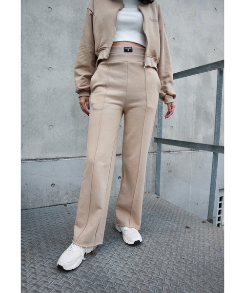 FIG&VIPER（フィグアンドバイパー）の「ダブルウエストスウェットPT（スウェットパンツ・レディース・ブラック/ベージュ/グレー・FREE）」の17枚目の写真