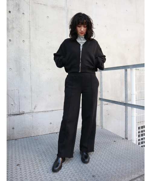 FIG&VIPER（フィグアンドバイパー）の「ダブルウエストスウェットPT（スウェットパンツ・レディース・ブラック/ベージュ/グレー・FREE）」の19枚目の写真