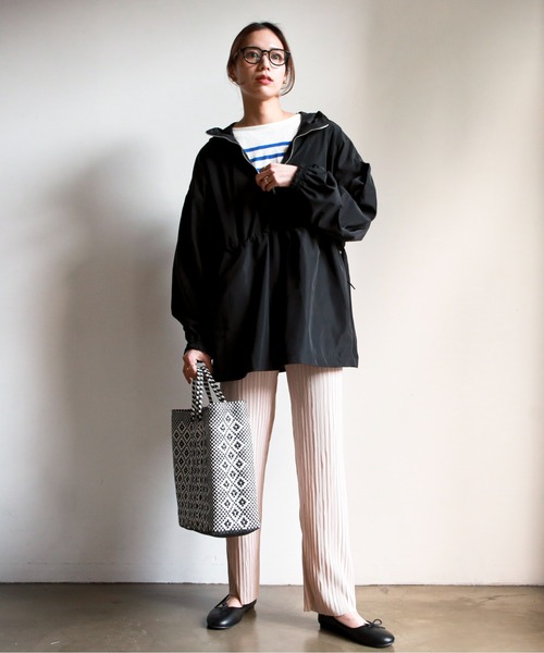 【匿名配送】emmi atelier ワンピース　ブルゾン　パーカー　アノラック emmi atelier - emmi アノラックワンピースの通販 by amu's shop