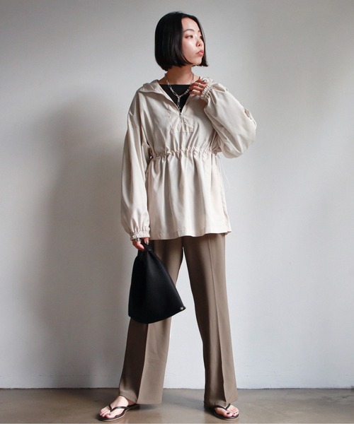 feepur(フェピュール)の「アノラックパーカー(その他アウター・レディース・ブラック/オフホワイト/グレイッシュベージュ・MEDIUM)」の4枚目の写真