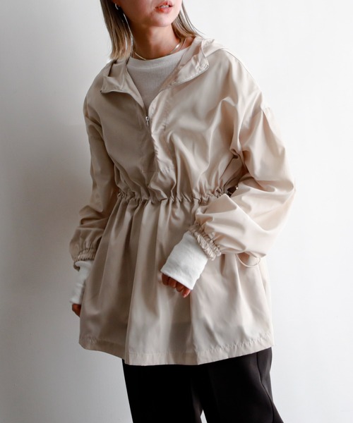 feepur(フェピュール)の「アノラックパーカー(その他アウター・レディース・ブラック/オフホワイト/グレイッシュベージュ・MEDIUM)」の16枚目の写真