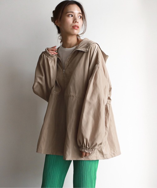 feepur(フェピュール)の「アノラックパーカー(その他アウター・レディース・ブラック/オフホワイト/グレイッシュベージュ・MEDIUM)」の11枚目の写真