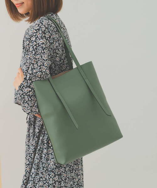 RODE SKO（ロデスコ）の「プレーントートバッグ（トートバッグ・レディース・アイボリー/ブラック/ライトブルー/オリーブ・ONE）」の15枚目の写真