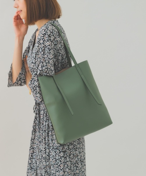 RODE SKO（ロデスコ）の「プレーントートバッグ（トートバッグ・レディース・アイボリー/ブラック/ライトブルー/オリーブ・ONE）」の5枚目の写真