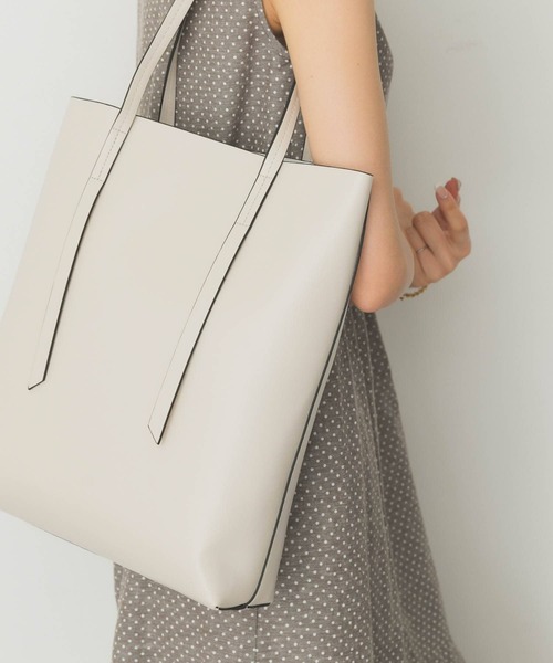 RODE SKO（ロデスコ）の「プレーントートバッグ（トートバッグ・レディース・アイボリー/ブラック/ライトブルー/オリーブ・ONE）」の18枚目の写真
