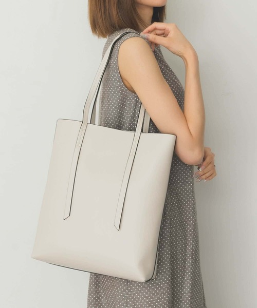 RODE SKO（ロデスコ）の「プレーントートバッグ（トートバッグ・レディース・アイボリー/ブラック/ライトブルー/オリーブ・ONE）」の17枚目の写真