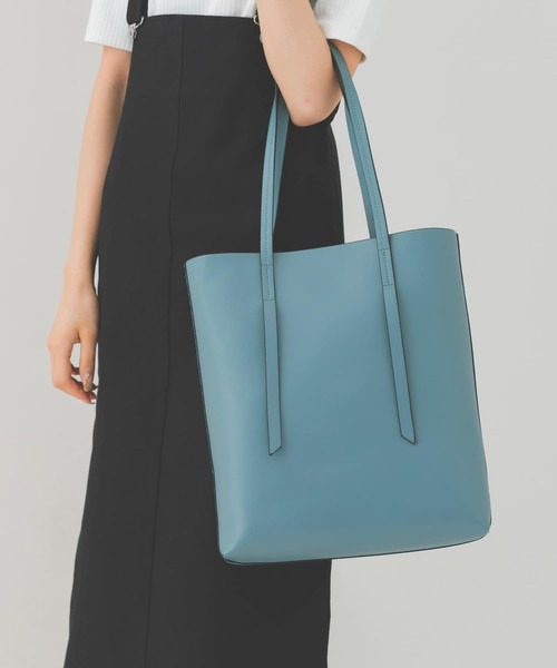 RODE SKO（ロデスコ）の「プレーントートバッグ（トートバッグ・レディース・アイボリー/ブラック/ライトブルー/オリーブ・ONE）」の6枚目の写真