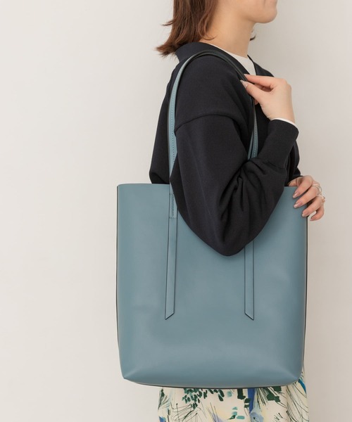 RODE SKO（ロデスコ）の「プレーントートバッグ（トートバッグ・レディース・アイボリー/ブラック/ライトブルー/オリーブ・ONE）」の21枚目の写真