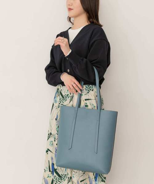 RODE SKO（ロデスコ）の「プレーントートバッグ（トートバッグ・レディース・アイボリー/ブラック/ライトブルー/オリーブ・ONE）」の19枚目の写真