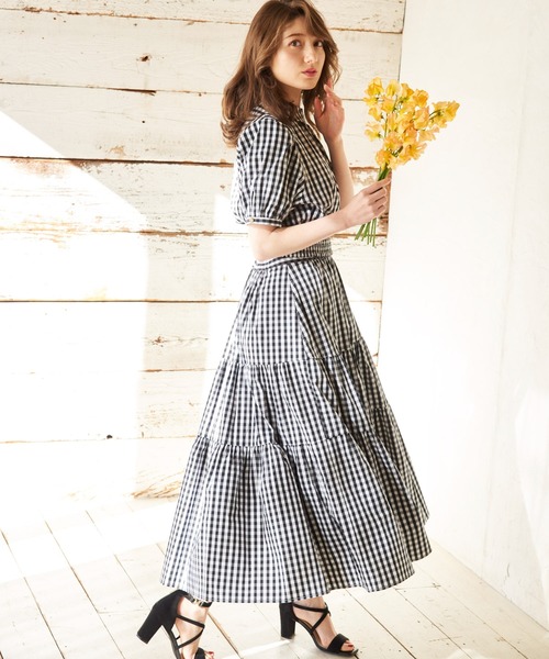 NOELA（ノエラ）の「コットンマキシセットアップ（ワンピース・レディース・その他1/イエロー/オフホワイト・S/M）」の11枚目の写真