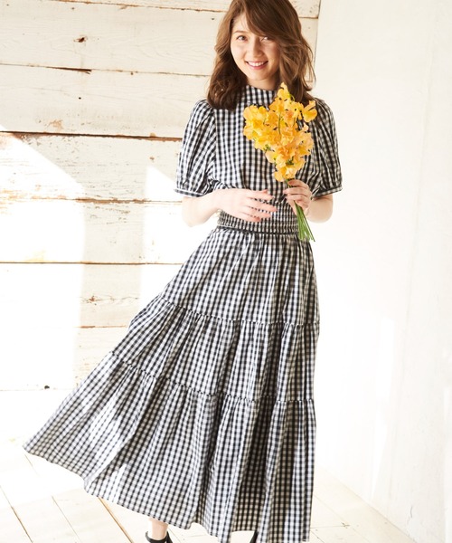 NOELA（ノエラ）の「コットンマキシセットアップ（ワンピース・レディース・その他1/イエロー/オフホワイト・S/M）」の8枚目の写真