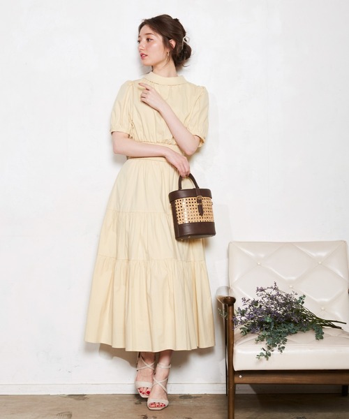 NOELA（ノエラ）の「コットンマキシセットアップ（ワンピース・レディース・その他1/イエロー/オフホワイト・S/M）」の16枚目の写真