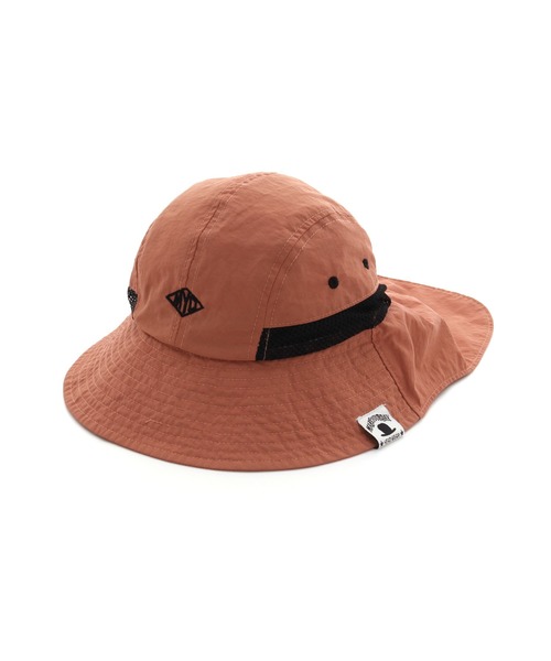 MAKE YOUR DAY(メイクユアデイ)の「ナイロンガーデニングハット(ハット・キッズ・アイボリー/オリーブ/サーモンピンク・M/L/S/XS)」の8枚目の写真