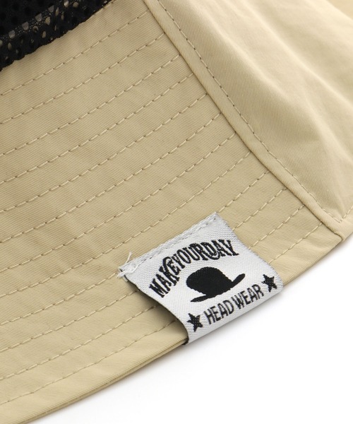MAKE YOUR DAY(メイクユアデイ)の「ナイロンガーデニングハット(ハット・キッズ・アイボリー/オリーブ/サーモンピンク・M/L/S/XS)」の14枚目の写真