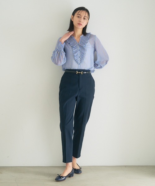 ANAYI（アナイ）の「バックルデザインベルト（ベルト・レディース・ホワイト/ブラウン/ブラック・FREE）」の7枚目の写真