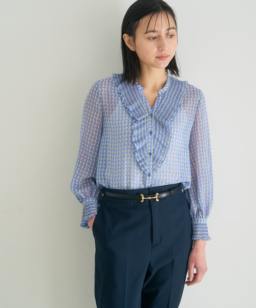 ANAYI（アナイ）の「バックルデザインベルト（ベルト・レディース・ホワイト/ブラウン/ブラック・FREE）」の6枚目の写真