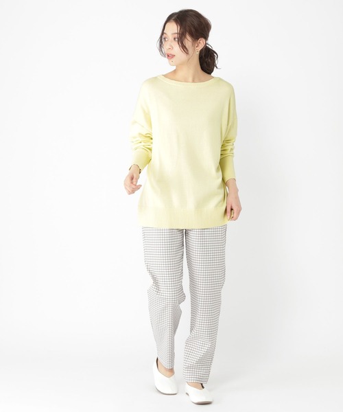 studio CLIP（スタディオクリップ）の「12ゲージUSAコットンニットプルオーバー（ニット/セーター・レディース・ライトグレー/ライトブルー/ネイビー/ライトグリーン・FREE）」の11枚目の写真