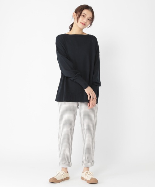 studio CLIP（スタディオクリップ）の「12ゲージUSAコットンニットプルオーバー（ニット/セーター・レディース・ライトグレー/ライトブルー/ネイビー/ライトグリーン・FREE）」の13枚目の写真