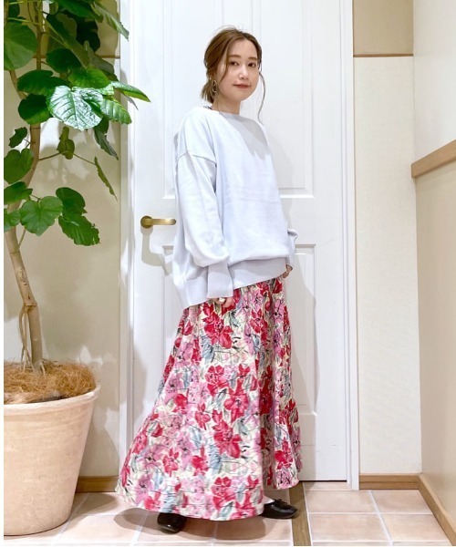 studio CLIP（スタディオクリップ）の「12ゲージUSAコットンニットプルオーバー（ニット/セーター・レディース・ライトグレー/ライトブルー/ネイビー/ライトグリーン・FREE）」の6枚目の写真