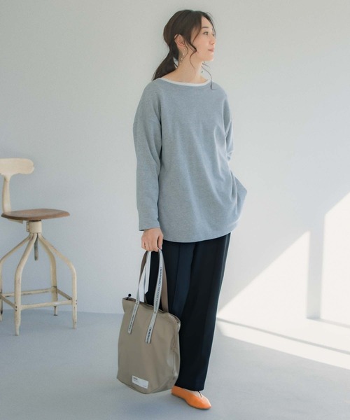 LEPSIM（レプシィム）の「【BROWN THEATRE PRODUCTSコラボ】トートバッグ　267743（トートバッグ・レディース・ブラック/ベージュ・ONE SIZE）」の4枚目の写真