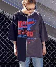 【etsinta/エシンタ】カラーブロックリメイクTEE