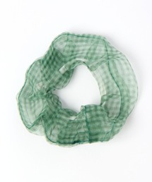 シアーギンガムチェックシュシュ / 268644