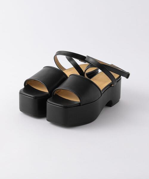 ＜Steven Alan＞LEATHER PLATFORM SANDALS/サンダル