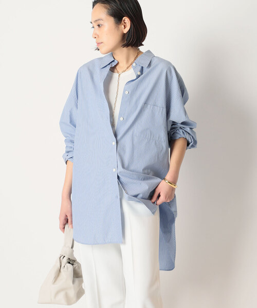 AP STUDIO（エーピーストゥディオ）の「SCENTOF コットンポリエステル リブタンクトップ（タンクトップ・レディース・ホワイト/ブラック・FREE）」の5枚目の写真