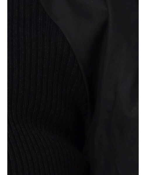 MERCURYDUO（マーキュリーデュオ）の「異素材ギャザースリーブコンパクトニット（ニット/セーター・レディース・オフホワイト/ブラック/グリーン/ラベンダー/ブラウン・FREE）」の18枚目の写真