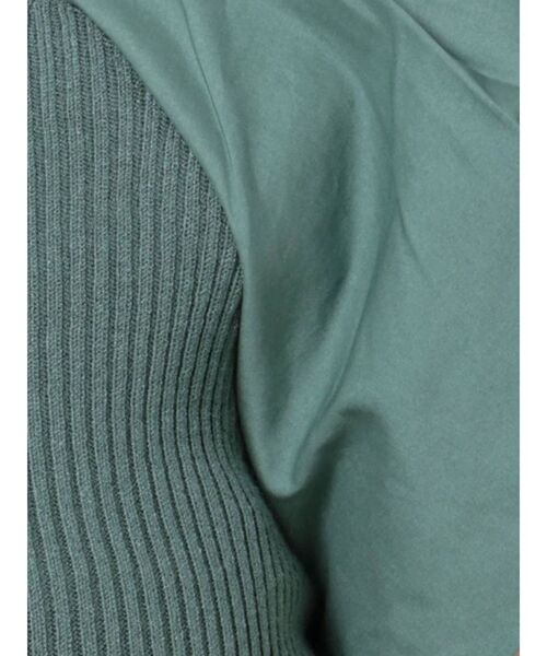 MERCURYDUO（マーキュリーデュオ）の「異素材ギャザースリーブコンパクトニット（ニット/セーター・レディース・オフホワイト/ブラック/グリーン/ラベンダー/ブラウン・FREE）」の19枚目の写真
