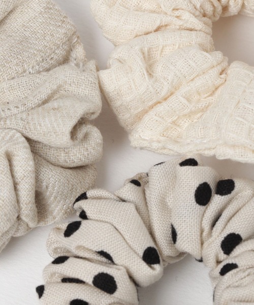 niko and...（ニコアンド）の「セットミニシュシュ（シュシュ・レディース・ブラック/パープル/オレンジ/グリーン/アイボリー・0）」の8枚目の写真