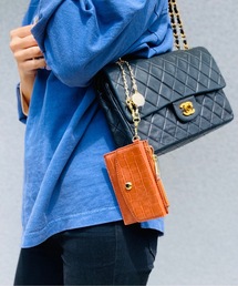 Legato Largo（レガートラルゴ）の「Legato Largo/ レガートラルゴ  / リール付き フェイクレザー パスポーチ カードケース / LJ-G0843（カードケース）」