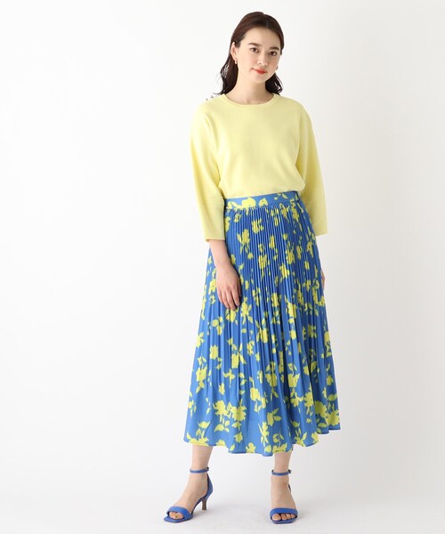 OPAQUE.CLIP（オペークドットクリップ）の「◆【エマール検証済 洗える】エコヴェロコットン ミラノリブ デザインスリーブニット【WEB限定サイズ】（ニット/セーター・レディース・レモンイエロー/ブラック/ホワイト系その他3/ライトグリーン/ホワイト系/ナチュラル・38/40/36/42/34）」の18枚目の写真