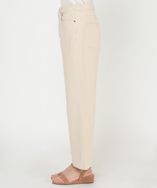 ikka(イッカ)の「デニムワイドパンツ(デニムパンツ・レディース・ブルー/オフホワイト/ダークネイビー・M/L/S)」の12枚目の写真