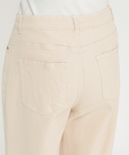 ikka(イッカ)の「デニムワイドパンツ(デニムパンツ・レディース・ブルー/オフホワイト/ダークネイビー・M/L/S)」の14枚目の写真