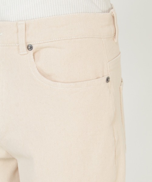 ikka(イッカ)の「デニムワイドパンツ(デニムパンツ・レディース・ブルー/オフホワイト/ダークネイビー・M/L/S)」の16枚目の写真