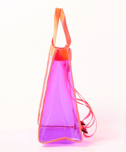 B:MING by BEAMS(ビーミングバイビームス)の「B:MING by BEAMS / 2way プールバッグ(トートバッグ・キッズ・ベージュ/ピンク/グリーン・ONE SIZE)」の4枚目の写真