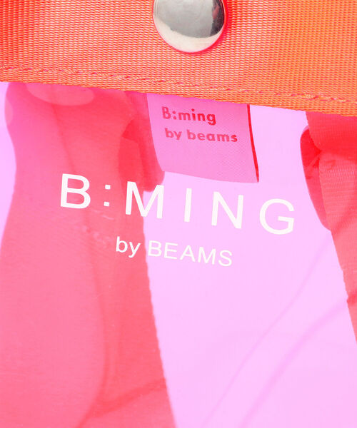 B:MING by BEAMS(ビーミングバイビームス)の「B:MING by BEAMS / 2way プールバッグ(トートバッグ・キッズ・ベージュ/ピンク/グリーン・ONE SIZE)」の6枚目の写真