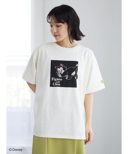 Green Parks(グリーンパークス)の「Disney/ロゴT*(Tシャツ/カットソー・レディース・B/A/C・FREE)」の1枚目の写真