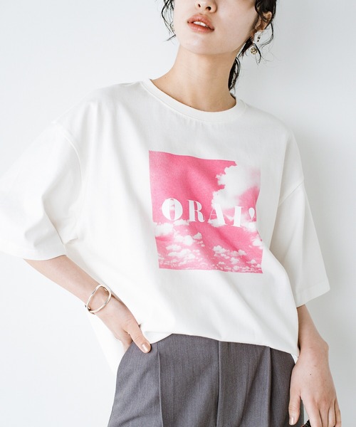 自信や勇気があとちょっと欲しい ってときのお守り的アイテムは に応える 空を見上げるように気分が上向きになるpbpオーガニックコットンtシャツ Rbtxco For Haco Tシャツ カットソー Haco ハコ のファッション通販 Zozotown