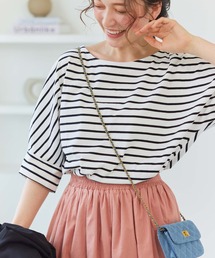 ボーダータックTシャツ