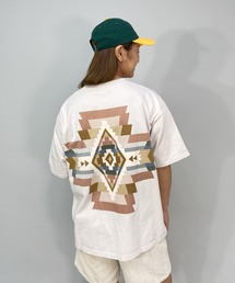 PENDLETON/ペンドルトン  ビッグシルエット/オーバーサイズ  ネイティブ柄バックプリントTシャツ   L2275-8019