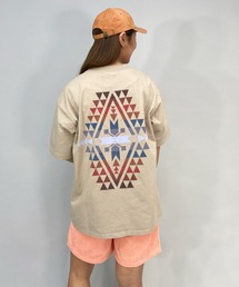 PENDLETON/ペンドルトン  ビッグシルエット/オーバーサイズ  ネイティブ柄バックプリントTシャツ   L2275-8019