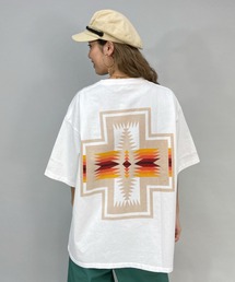 PENDLETON/ペンドルトン  ビッグシルエット/オーバーサイズ  ネイティブ柄バックプリントTシャツ   L2275-8019