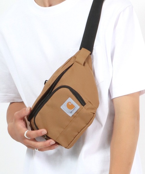Carhartt(カーハート)の「carhartt(カーハート)WAIST PACK/ウエストバック/ボディバック メンズ レディース ユニセックス(ボディバッグ/ウエストポーチ・メンズ・ブラック/ブラウン・FREE)」の13枚目の写真