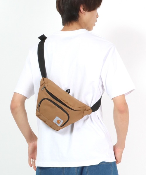 Carhartt(カーハート)の「carhartt(カーハート)WAIST PACK/ウエストバック/ボディバック メンズ レディース ユニセックス(ボディバッグ/ウエストポーチ・メンズ・ブラック/ブラウン・FREE)」の9枚目の写真